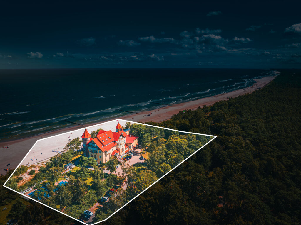 filmowanie dronem nieruchomości – ujęcia video domu i działki